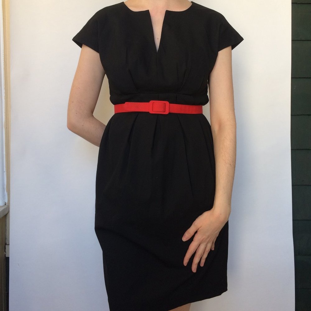 Ann Taylor Black Babydoll Bubble Dress Size 2/4